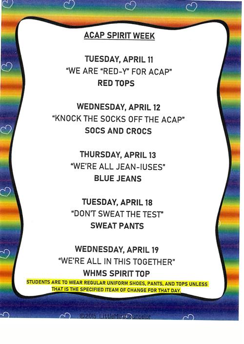 ACAP Spirit Week